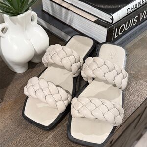 H&M Cream Braided Women's Sandals